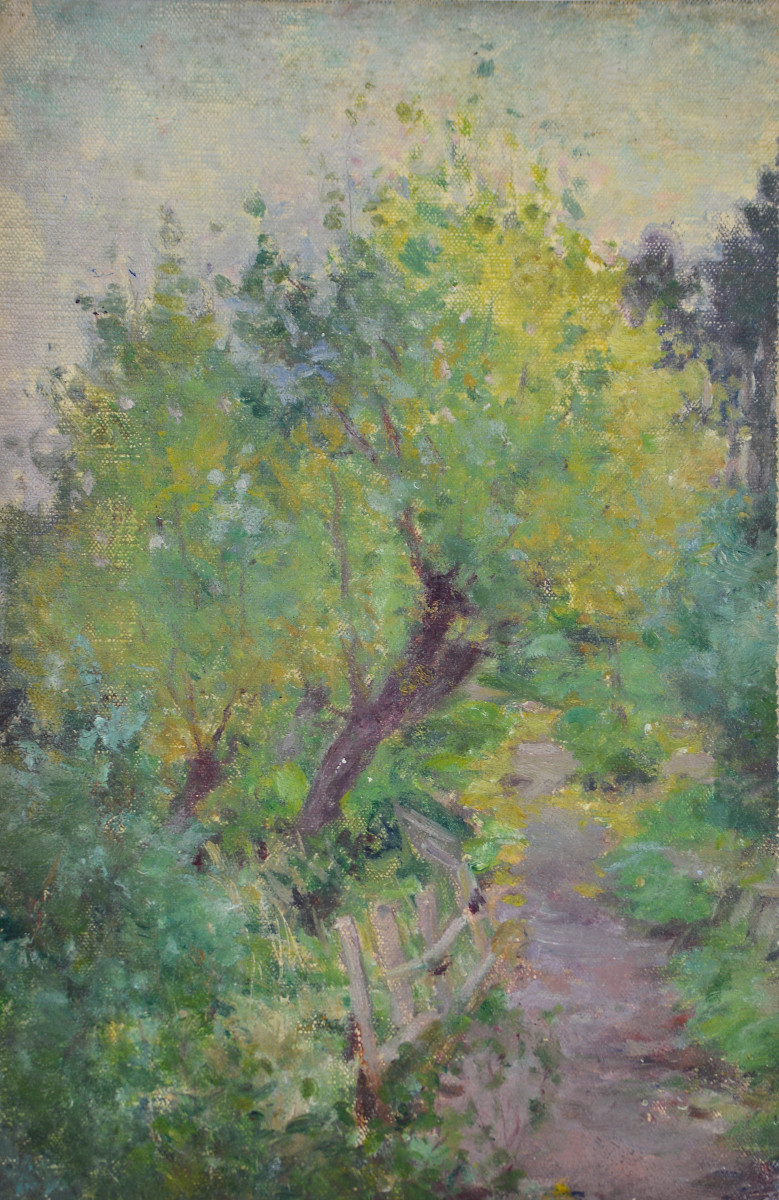 Jules-cyrille Cavé 1859-1940. "landscape."