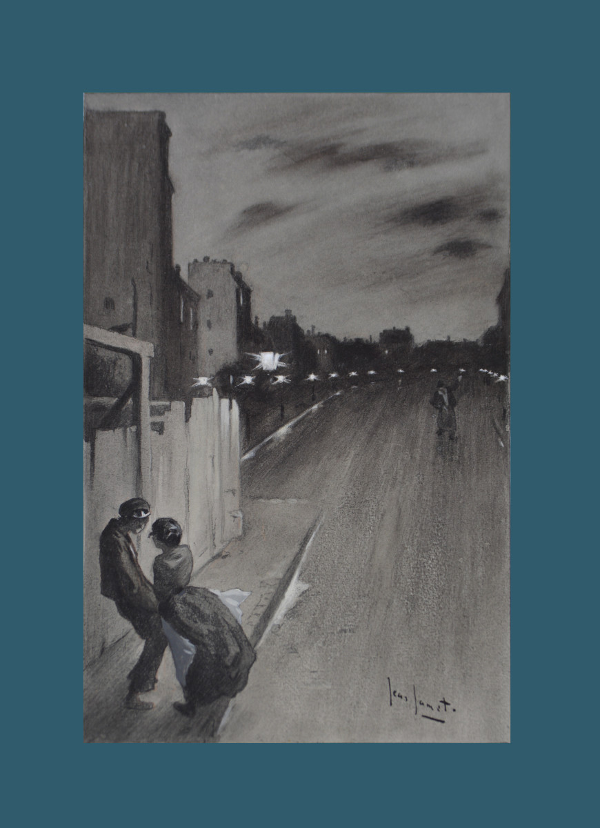 Jean Jamet XIXᵉ/ XXᵉ siècle. "Projet d'illustration."