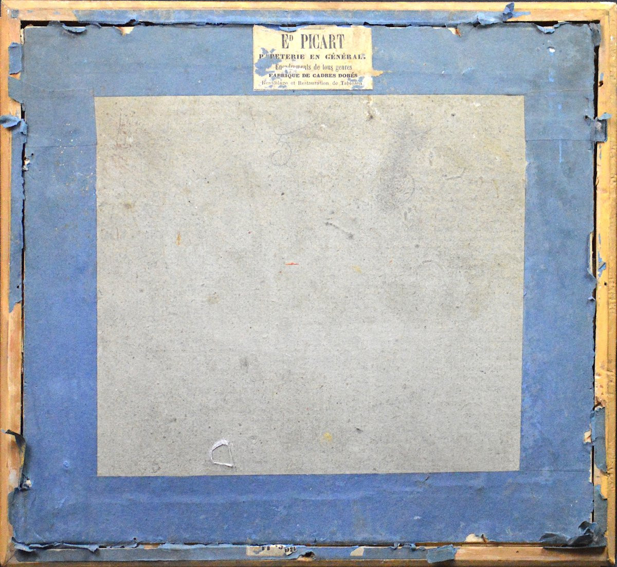 Charles Pensée 1799-1871. "lively Scene In Front Of A Cathedral."-photo-4