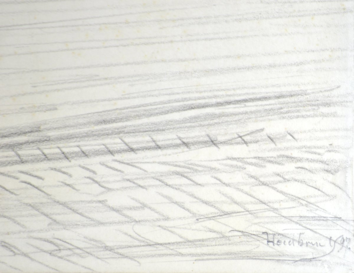 Oswald Heidbrinck 1858/60-1914. "Les quais de Seine devant le Louvre."-photo-3