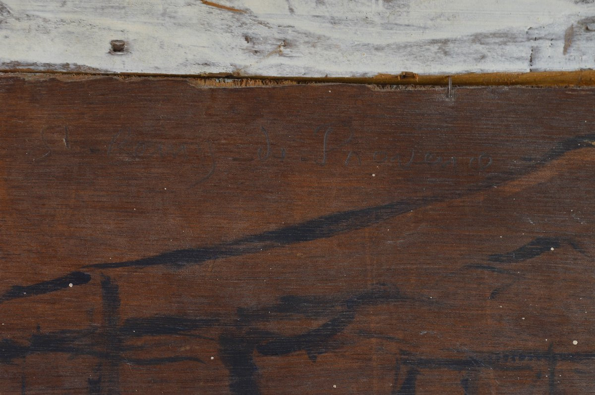 Dominique Manago né en 1902.  "Maisons à St-Rémy-de-Provence."-photo-6