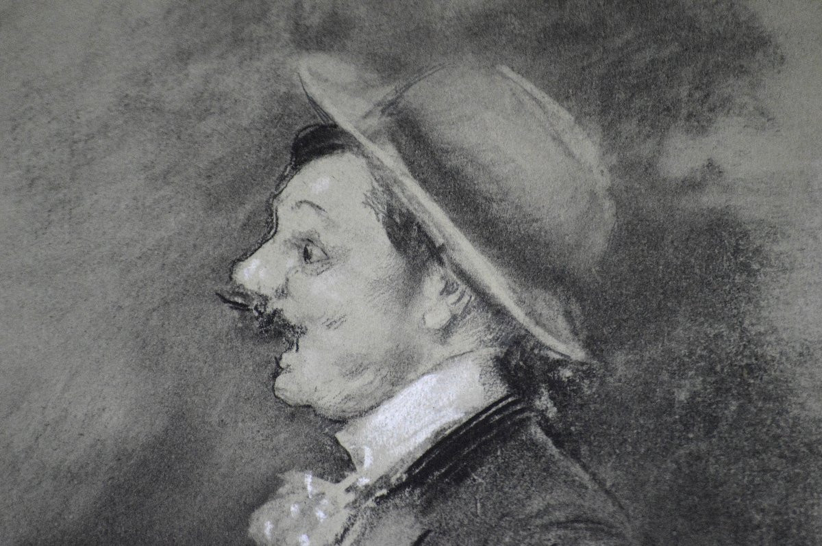  Antoine Calbet 1860-1944.  "music Hall Singer."-photo-1