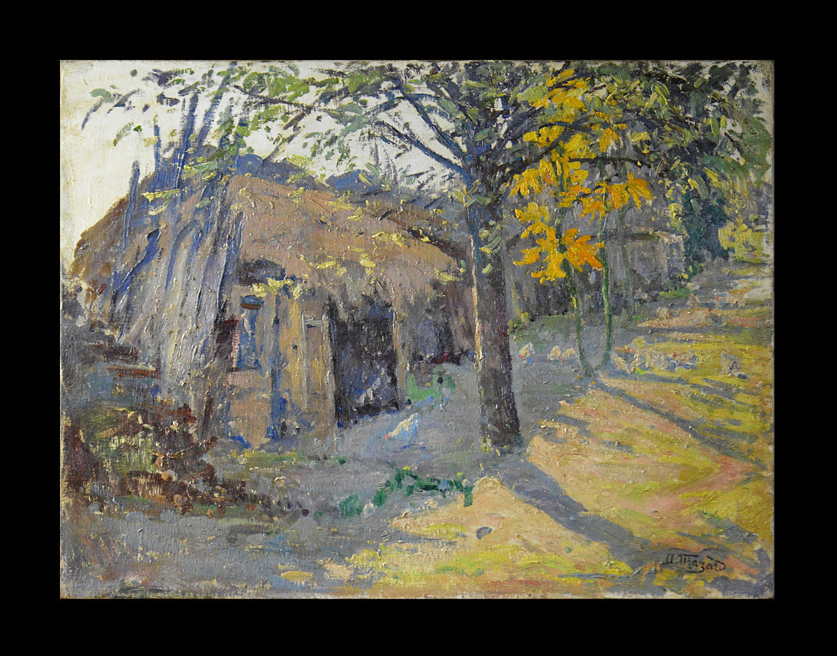 Alphonse Henri Mazard 1865-1939. "Effet de lumière."-photo-2