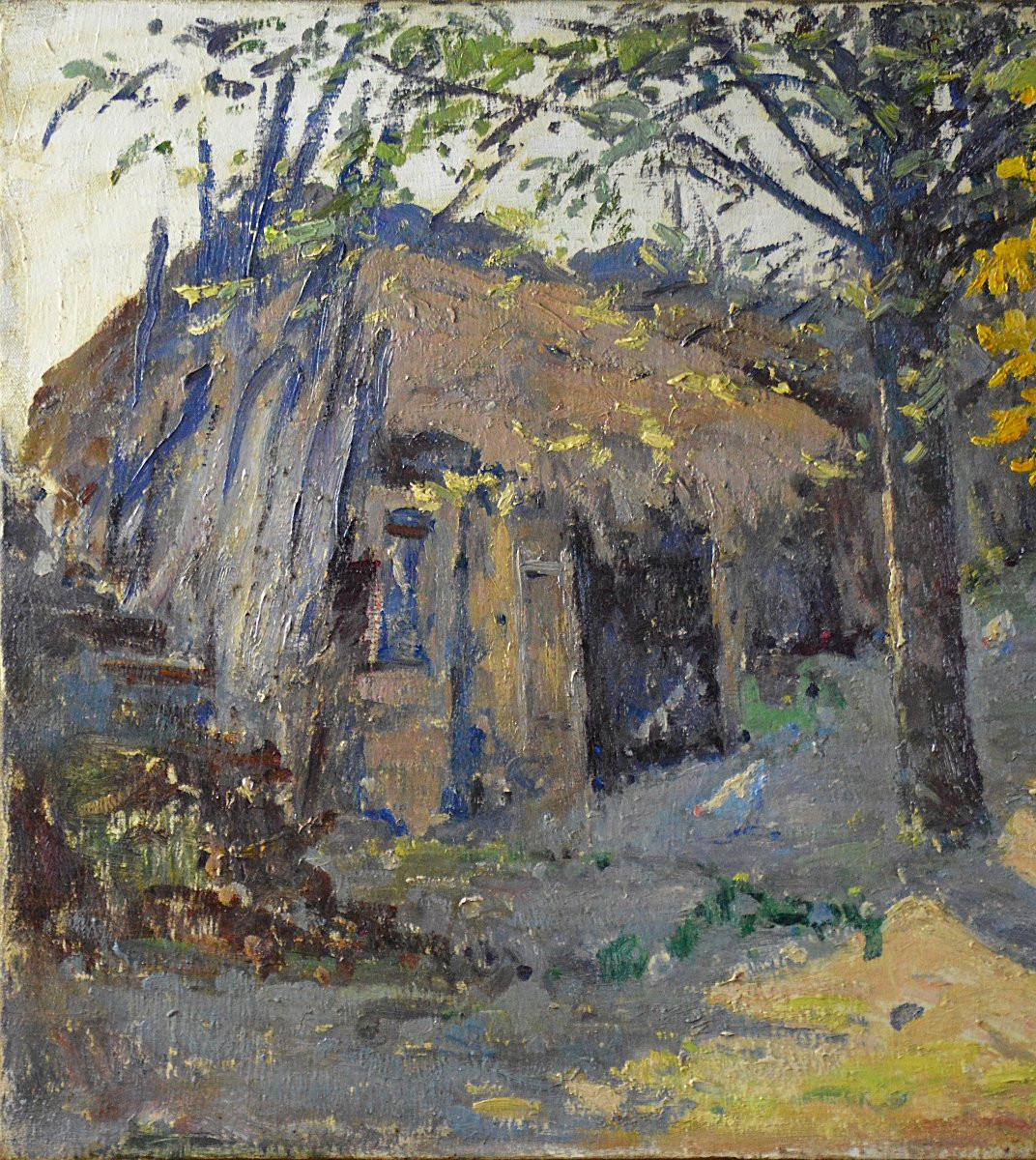 Alphonse Henri Mazard 1865-1939. "Effet de lumière."-photo-3