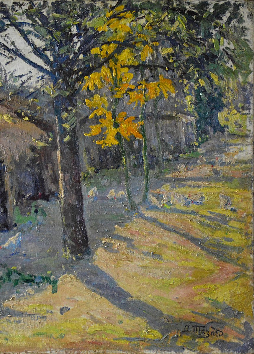 Alphonse Henri Mazard 1865-1939. "Effet de lumière."-photo-4