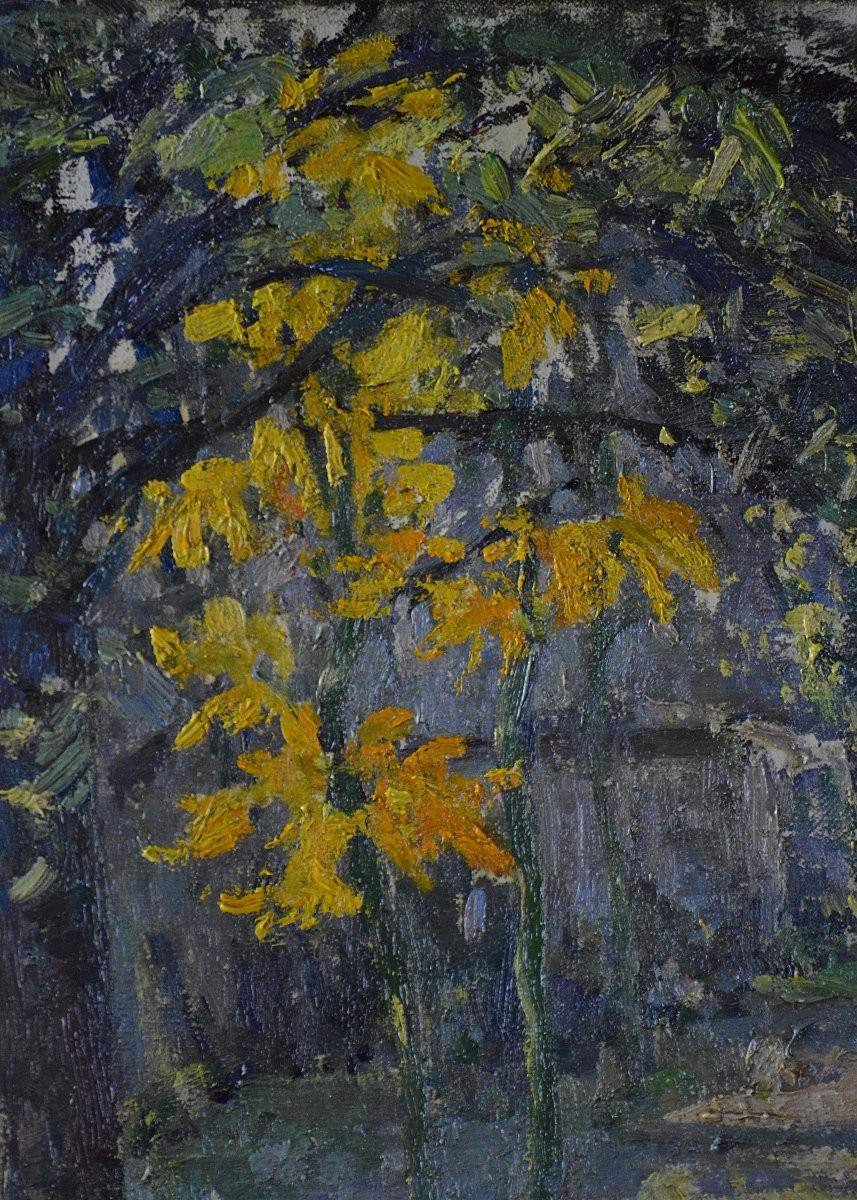 Alphonse Henri Mazard 1865-1939. "Effet de lumière."-photo-2