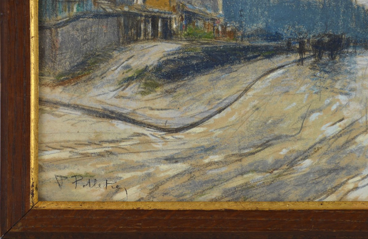 Pierre-Jacques Pelletier 1869-1931. "Saint-Ouen, marché Malik vers 1914."-photo-4