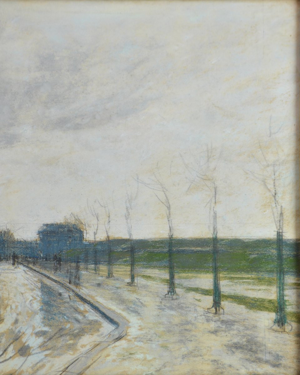 Pierre-Jacques Pelletier 1869-1931. "Saint-Ouen, marché Malik vers 1914."-photo-2