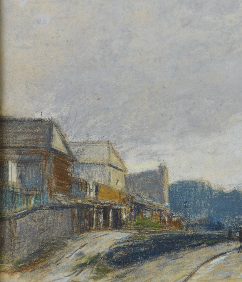 Pierre-Jacques Pelletier 1869-1931. "Saint-Ouen, marché Malik vers 1914."-photo-4