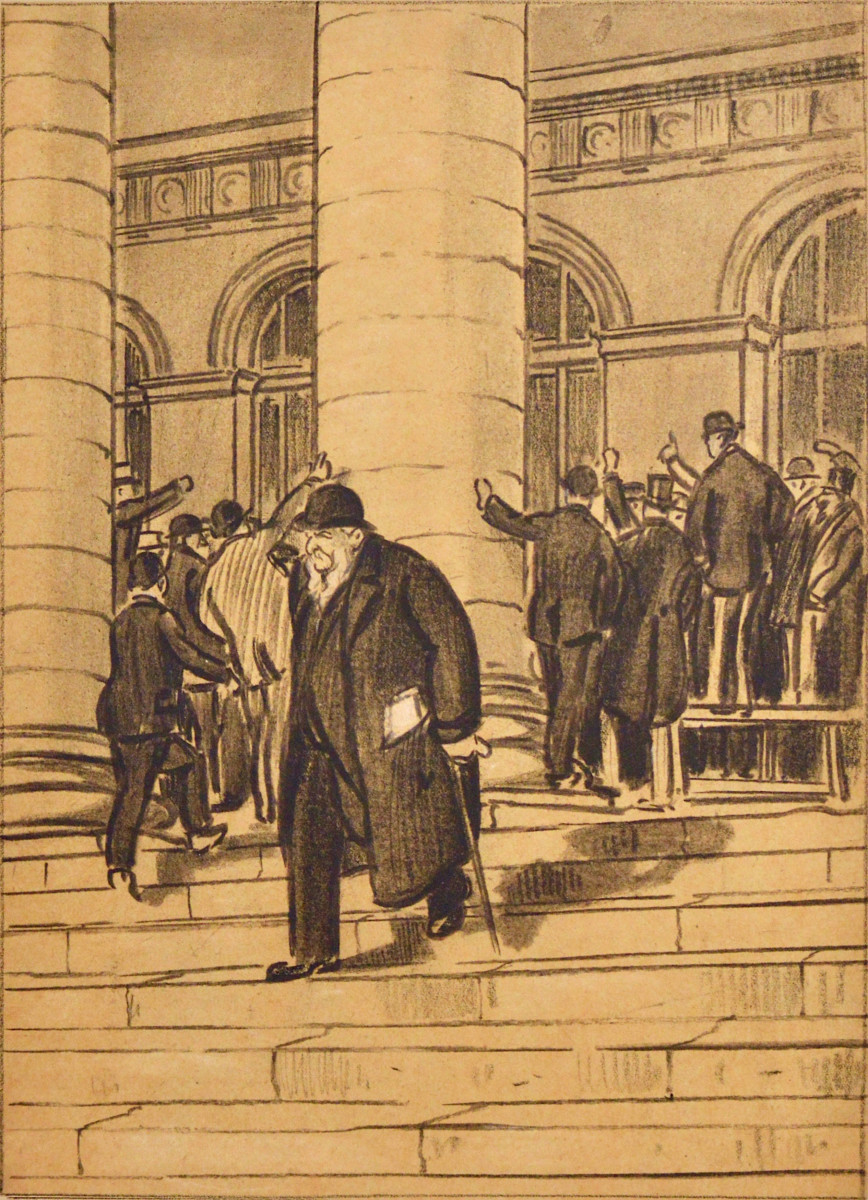 Raymond Renefer 1879-1957. "La bourse de Paris."