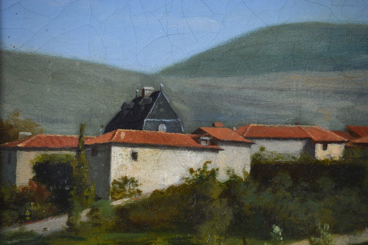 Antoine Flachat (?-1897). “Peintre sur le motif à Saint-Paul-en-Jarez.”-photo-5