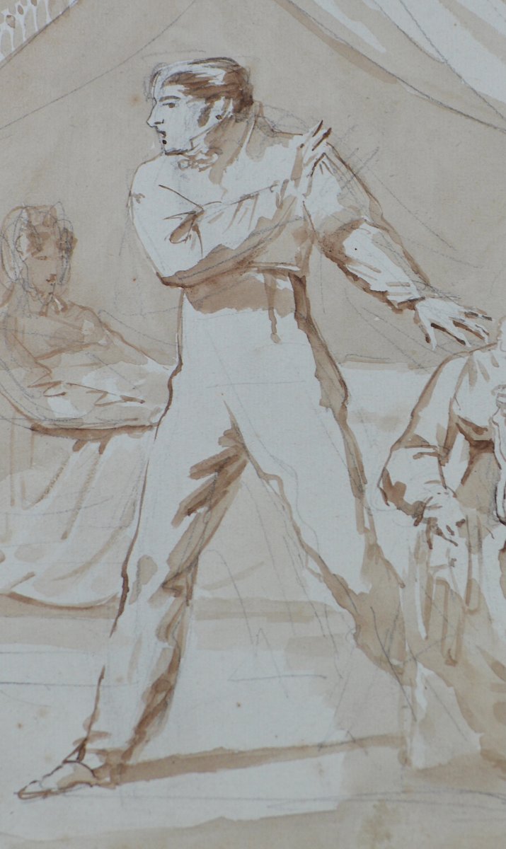 Bernard Gaillot (1780-1847). "Naissance de Camille Chen..." -photo-1