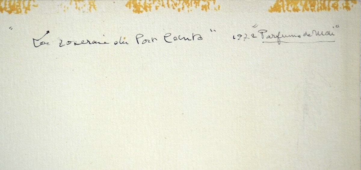 Éliane Diverly 1914-2012. "La roseraie du Port Canto Cannes. Parfum de Mai."-photo-5