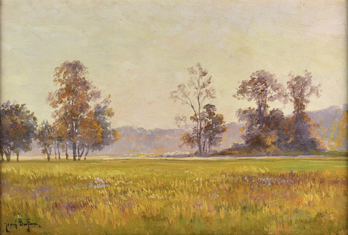 Jean Jules Dufour 1889-1973. "landscape."-photo-3