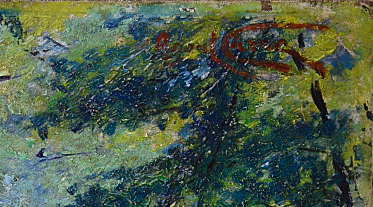Raoul Carré, 1868–1933. “the Bridge At Parc Monceau.”-photo-3
