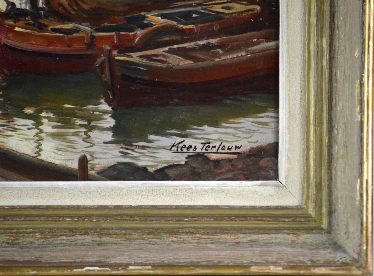 Kees Terlouw 1890-1948. "Vue de Port."-photo-4