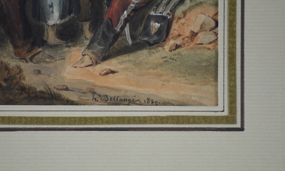 Hippolyte Bellangé (1800–1866). “military Scene.”-photo-4