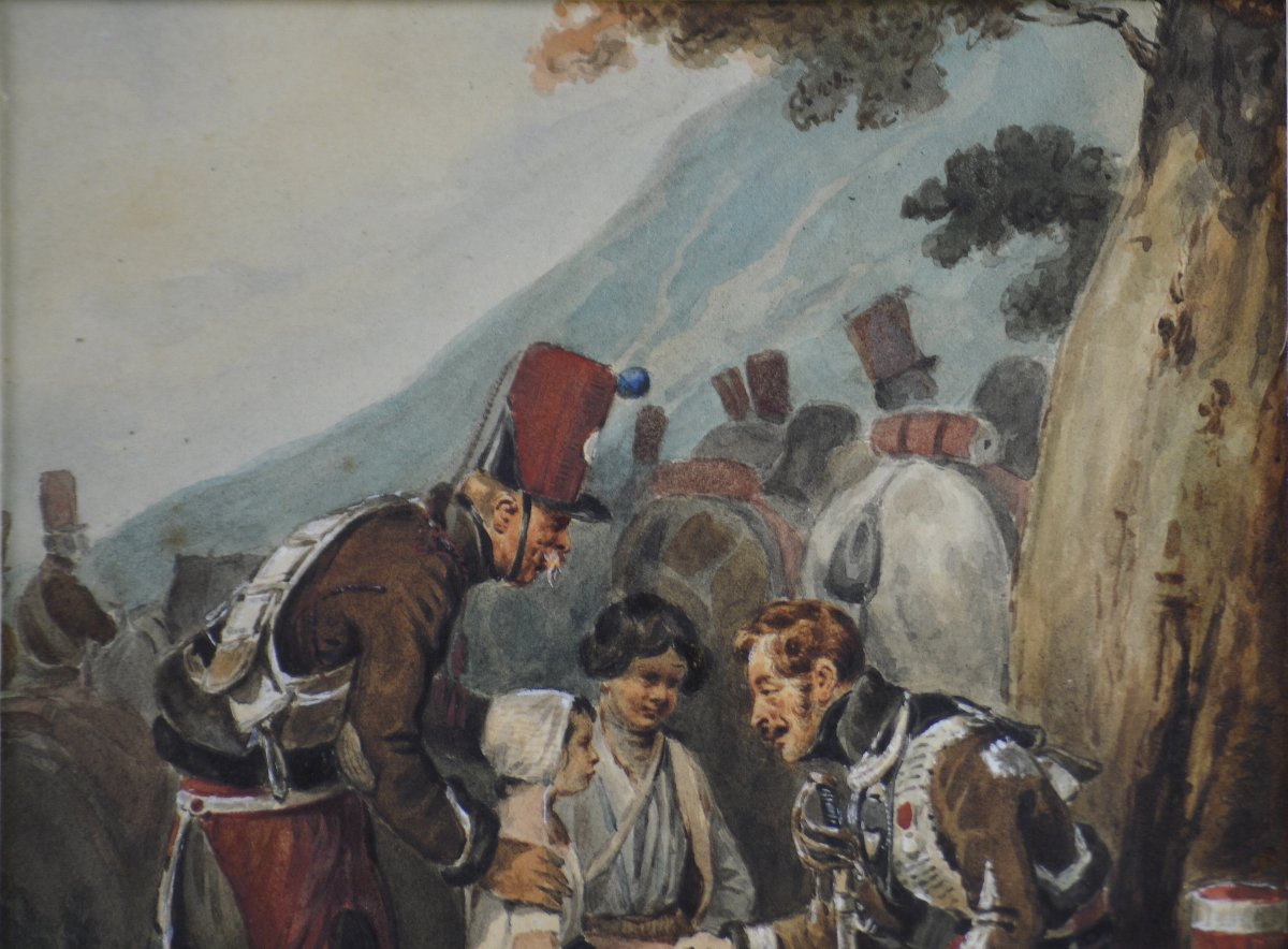 Hippolyte Bellangé (1800–1866). “military Scene.”-photo-1