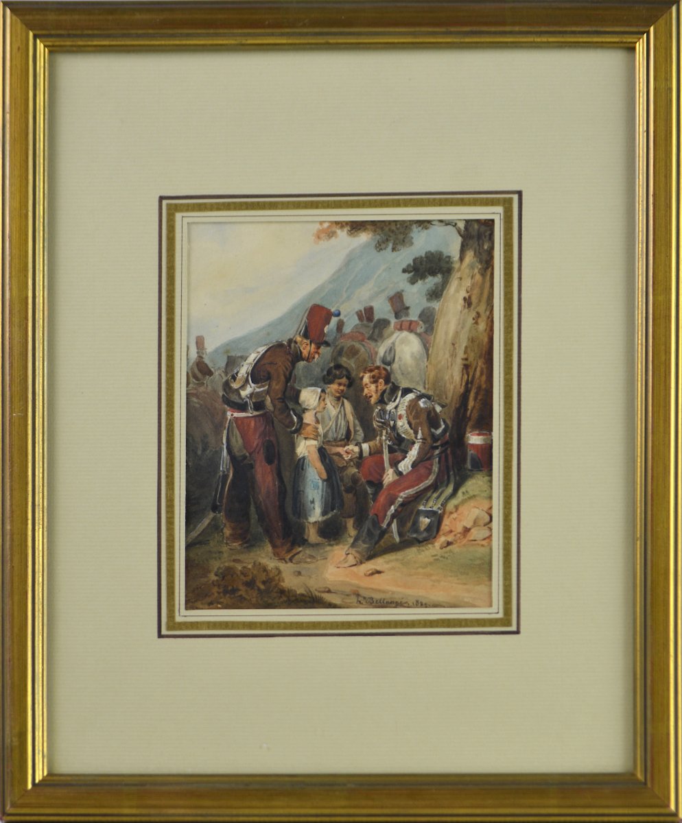 Hippolyte Bellangé (1800–1866). “military Scene.”