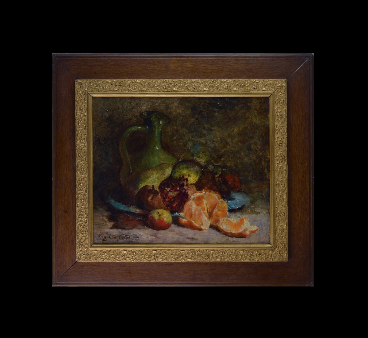 Auguste Aristide Fernand Constantin (1824–1895).  "still Life With Fruit." -photo-2
