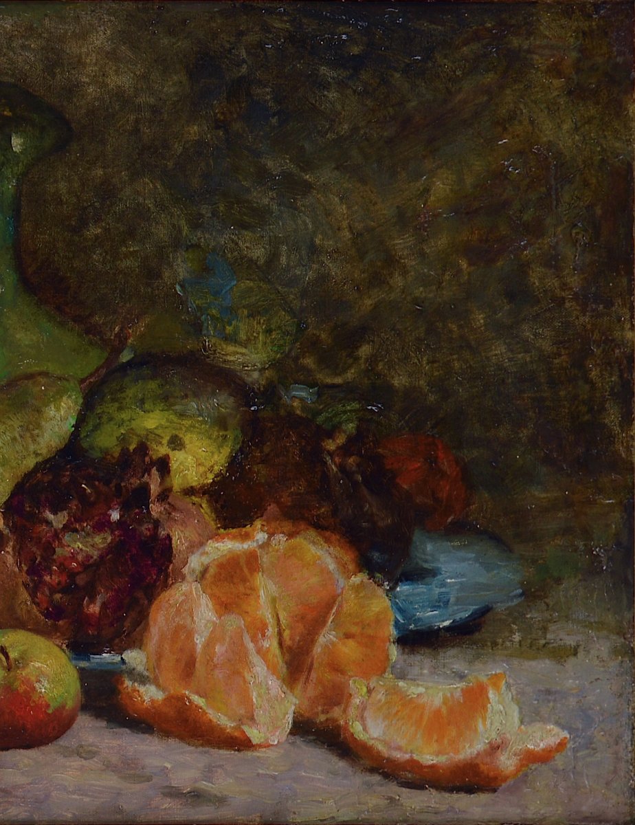 Auguste Aristide Fernand Constantin (1824–1895).  "still Life With Fruit." -photo-2
