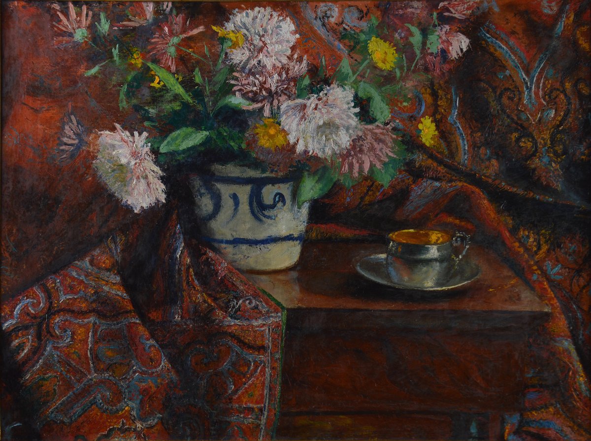 Xavier  Boutigny (1870–1930).  "still Life."-photo-3