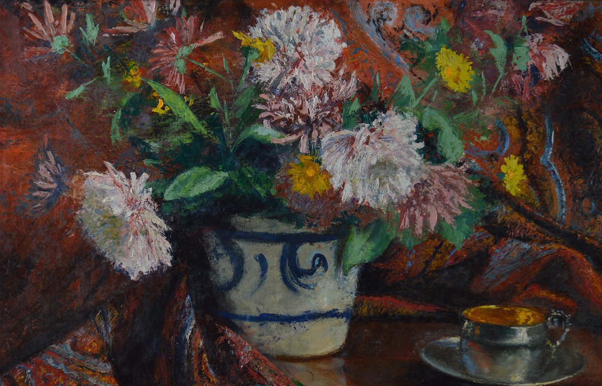 Xavier  Boutigny (1870–1930).  "still Life."-photo-3