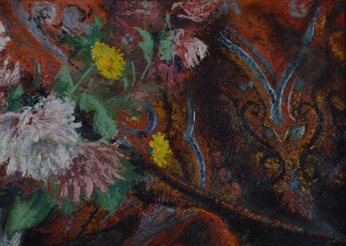 Xavier  Boutigny (1870–1930).  "still Life."-photo-7