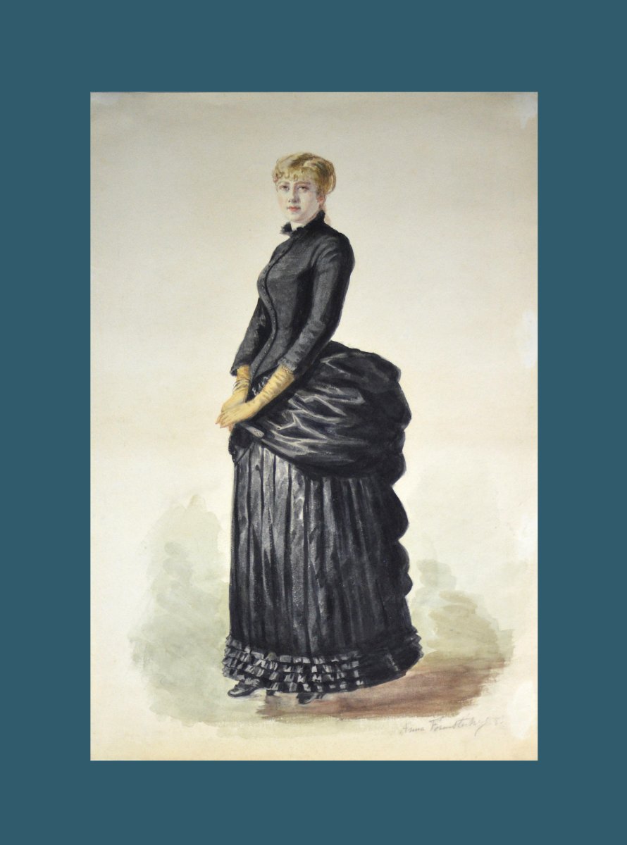 Anna Formstecher (1848- ?). "Élégante."