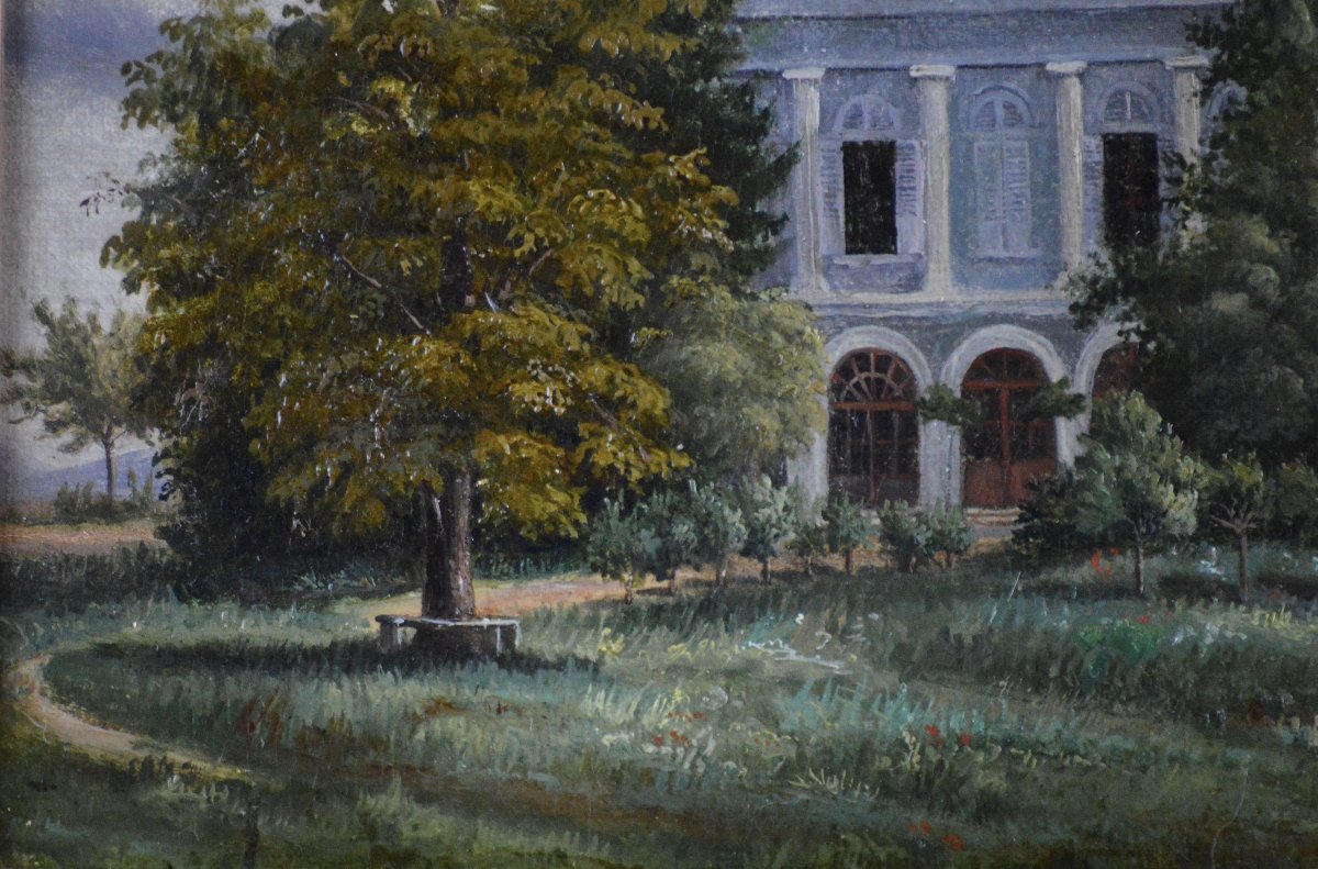 "Maison de Maître, Datcha en Russie." Époque XIXᵉ siècle.-photo-1