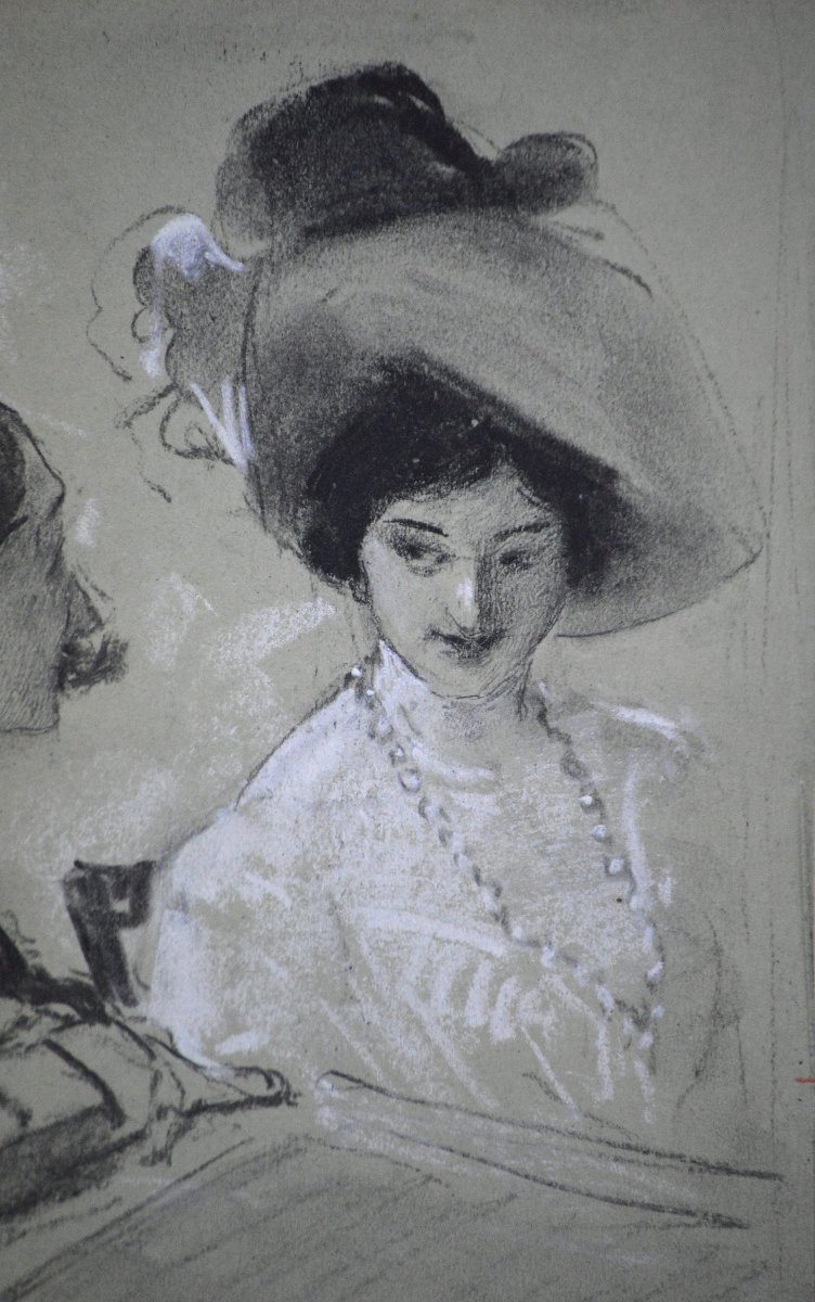 Antoine Calbet, 1860–1944. “the Conversation.” -photo-4
