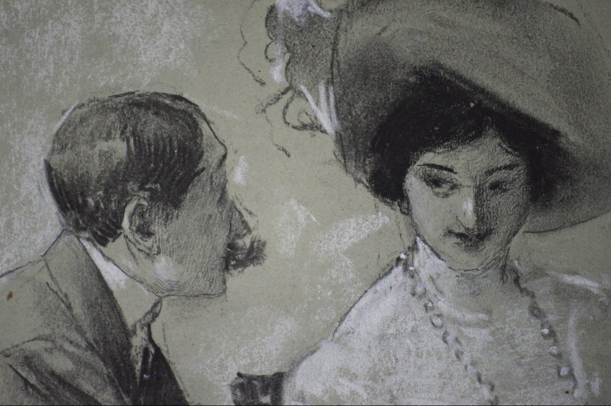 Antoine Calbet, 1860–1944. “the Conversation.” -photo-5