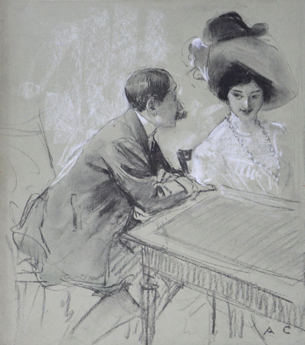 Antoine Calbet, 1860–1944. “the Conversation.” 