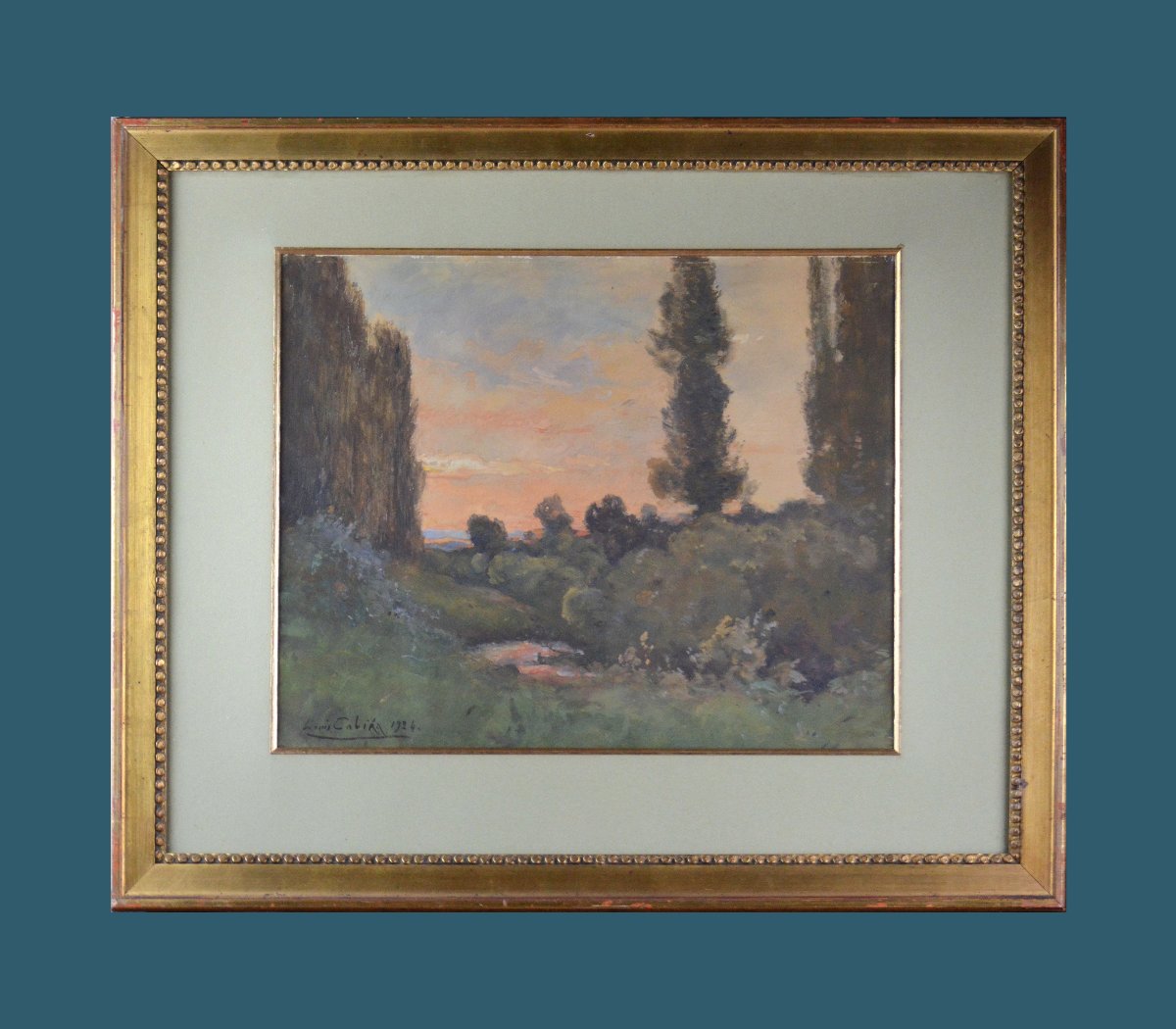 Louis-alexandre Cabié (1853–1939). "landscape."-photo-2