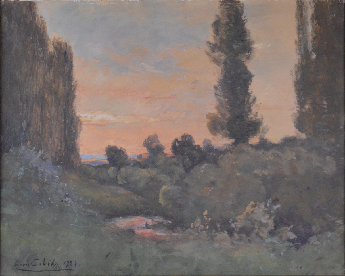 Louis-alexandre Cabié (1853–1939). "landscape."-photo-3