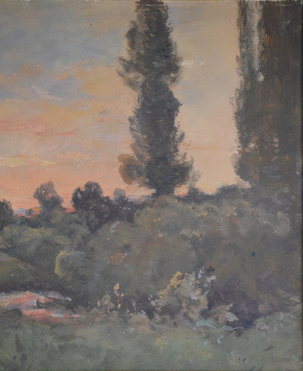 Louis-alexandre Cabié (1853–1939). "landscape."-photo-2