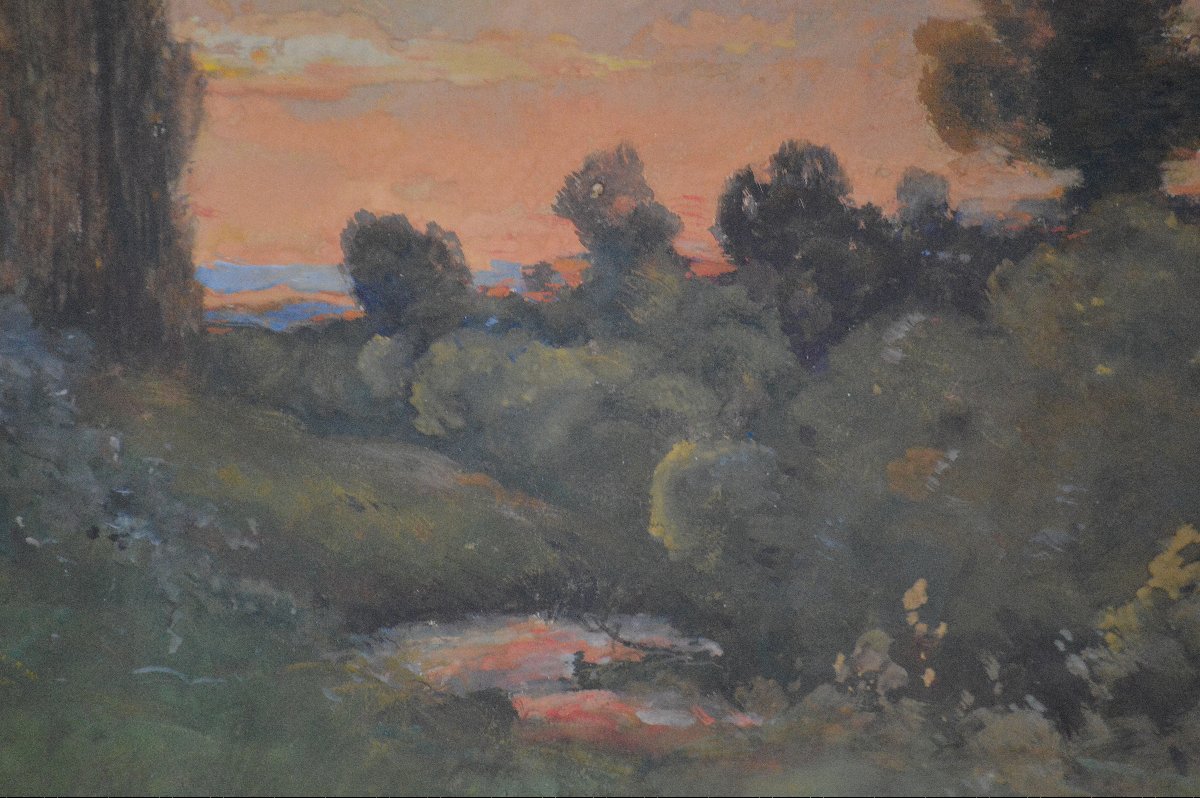 Louis-alexandre Cabié (1853–1939). "landscape."-photo-3
