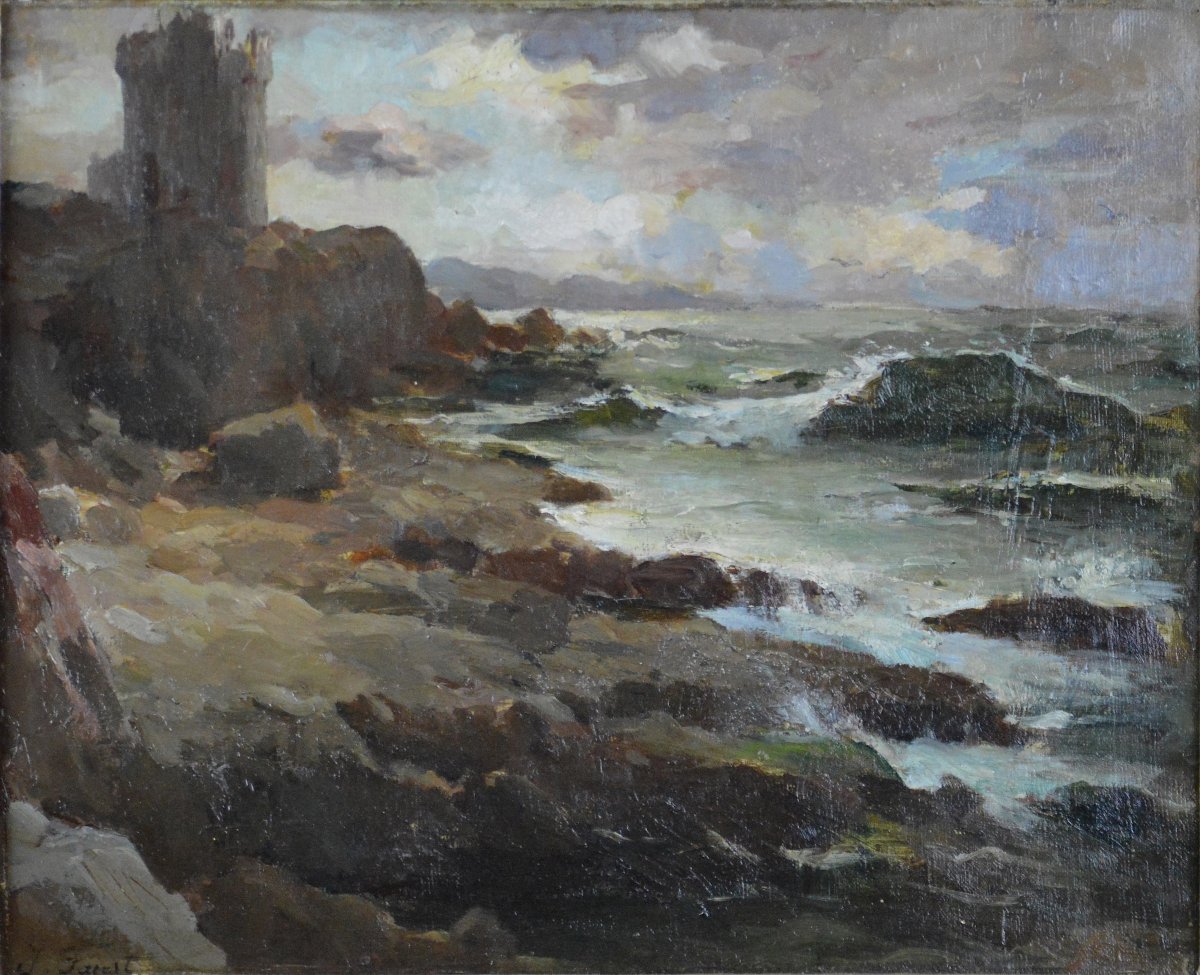Joseph Faust, 1868–1934. “seaside.”-photo-3