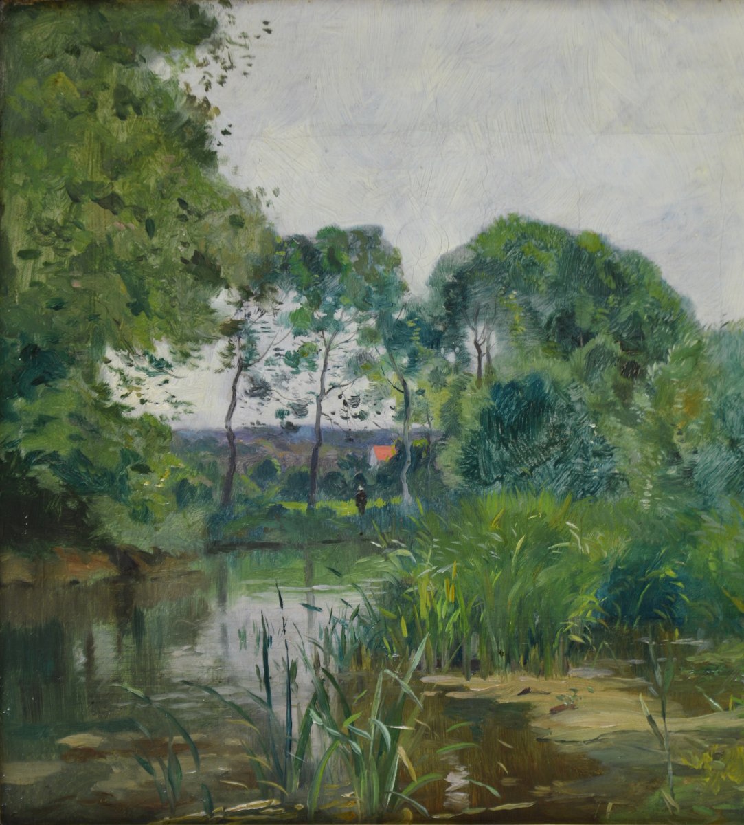 Edmond Charles Joseph Yon (1836–1907). “morning On The Essonne.”-photo-1