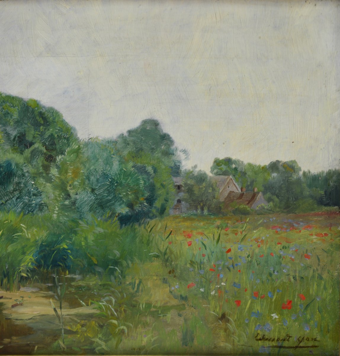 Edmond Charles Joseph Yon (1836–1907). “morning On The Essonne.”-photo-2