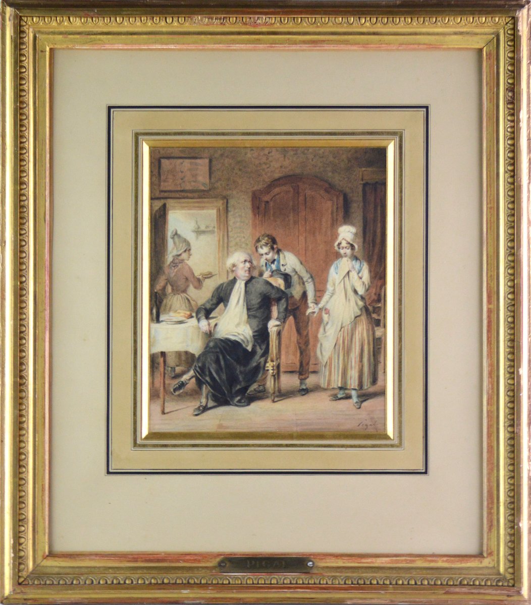 Edmé-jean Pigal (1798–1872). “at The Priest’s House.”