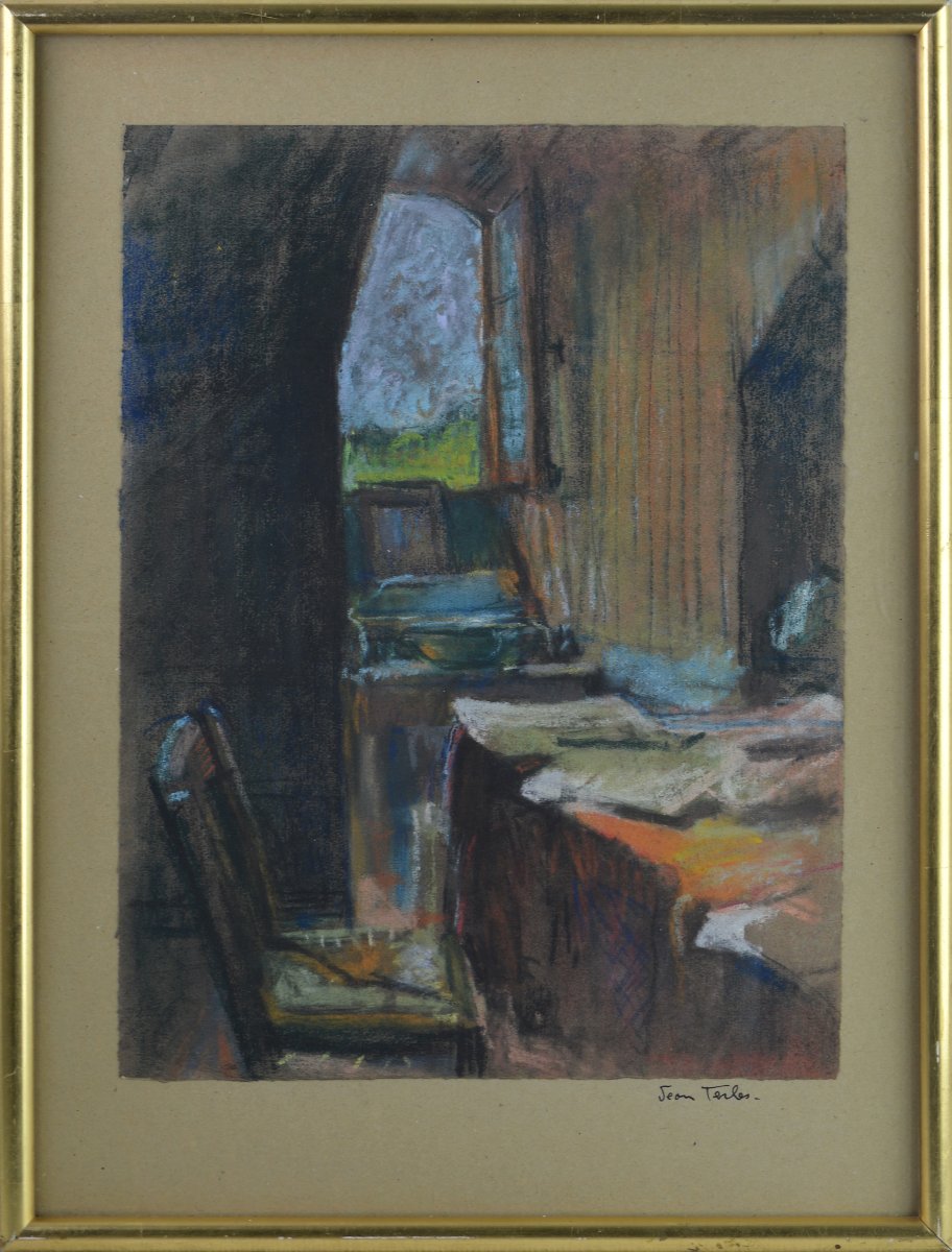 Eugène Terles, Known As Jean Terles (1909–1976).  "view Of An Interior." 