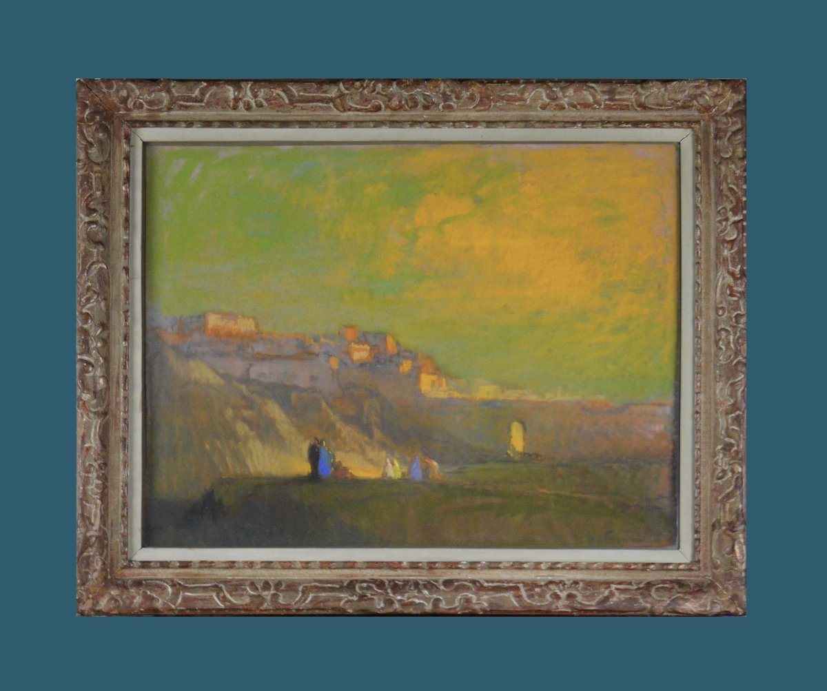 Marcel Feguide, 1888–1968. “oriental Landscape.”-photo-2