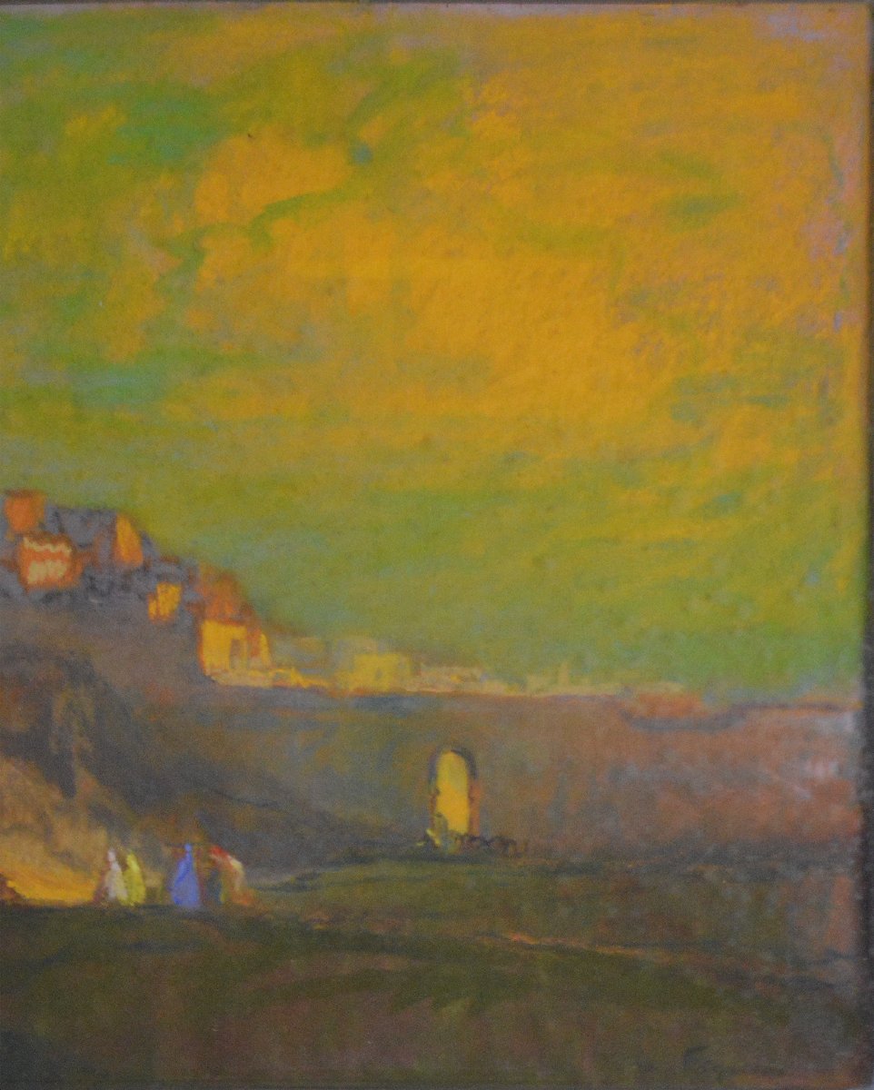 Marcel Feguide, 1888–1968. “oriental Landscape.”-photo-2