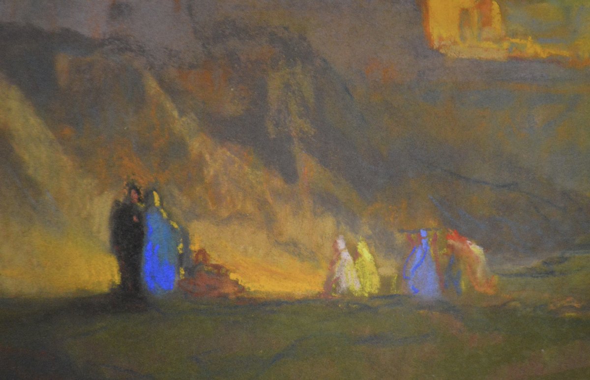 Marcel Feguide, 1888–1968. “oriental Landscape.”-photo-3
