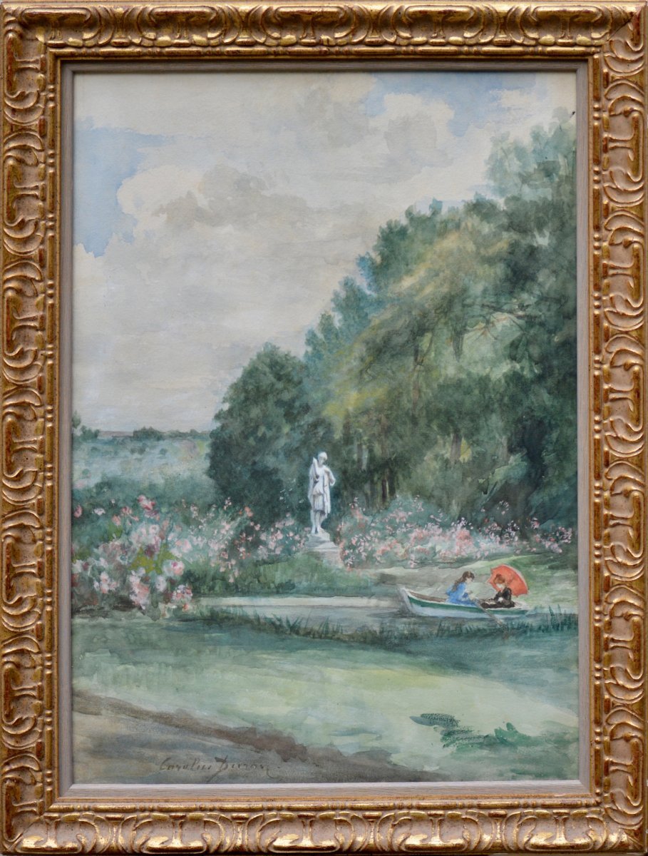 Charles-carolus Duran (1837–1917). "boating In The Park."