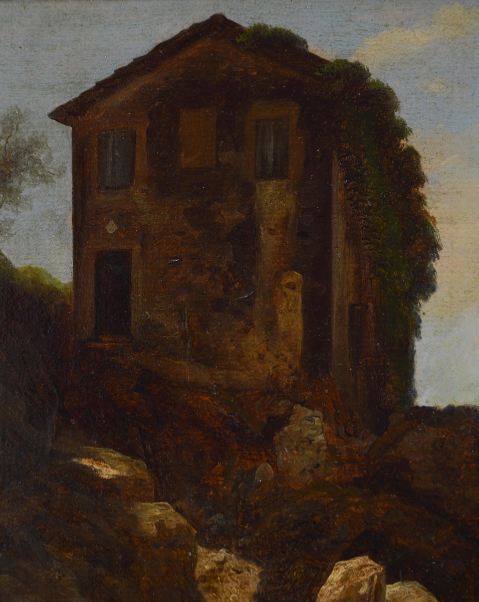Massimo Taparelli, Marquis Of Azeglio (1798–1866). "landscape In Italy."-photo-3