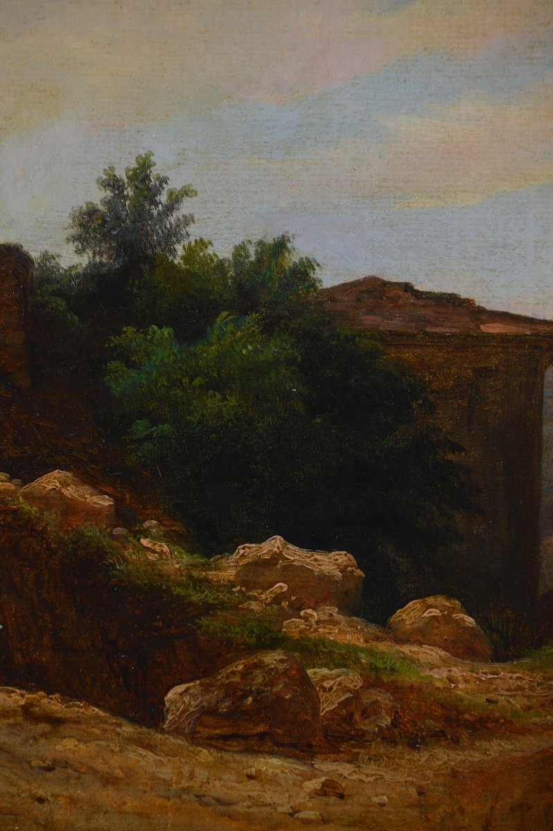 Massimo Taparelli, Marquis Of Azeglio (1798–1866). "landscape In Italy."-photo-4