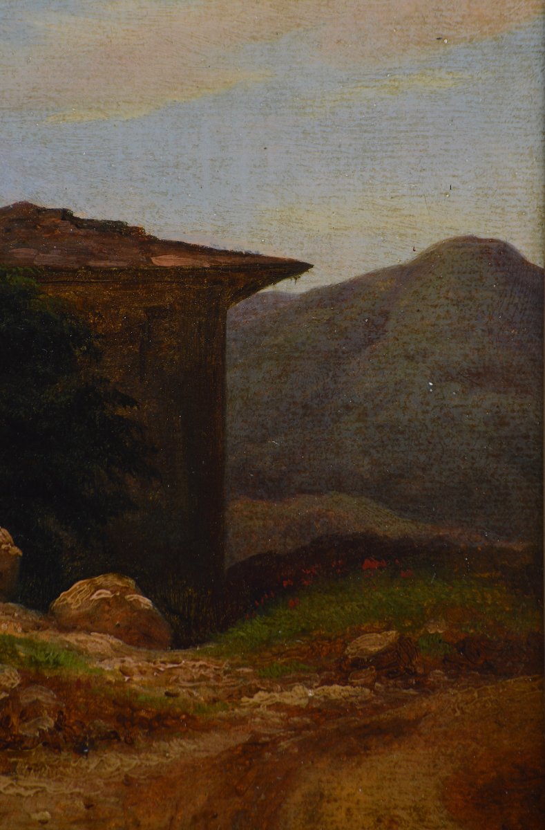 Massimo Taparelli, Marquis Of Azeglio (1798–1866). "landscape In Italy."-photo-5
