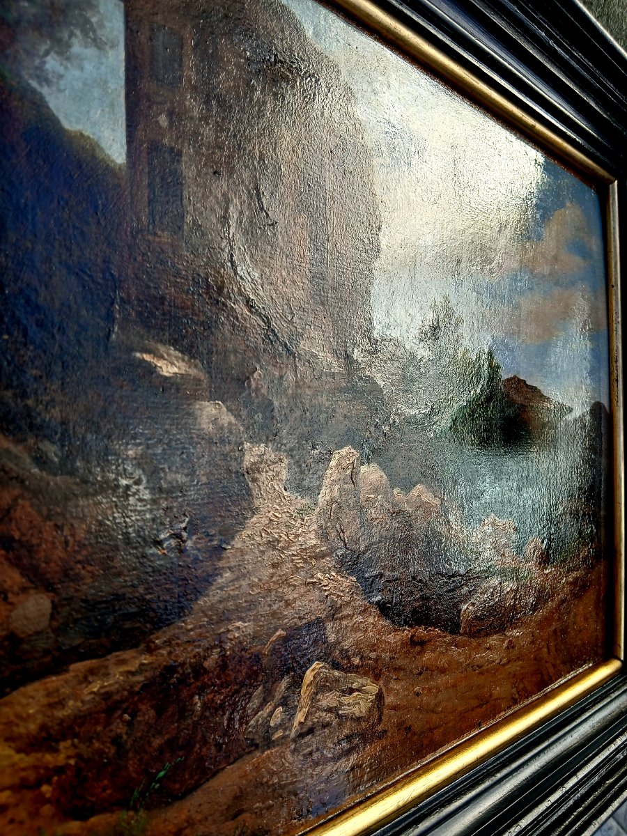 Massimo Taparelli, Marquis Of Azeglio (1798–1866). "landscape In Italy."-photo-8